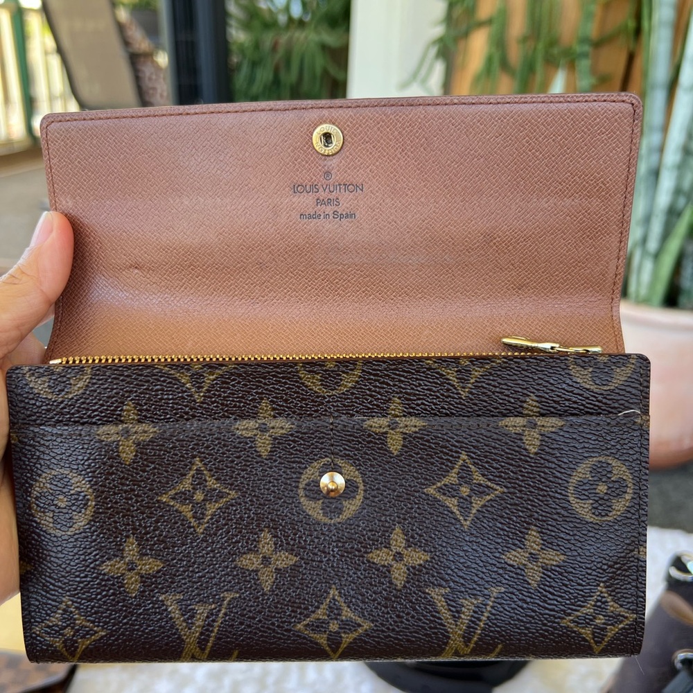 Louis Vuitton Brown Monogram Wallet - Picture 7 of 13